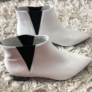 Nine West White Booties